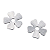 Roseta Flor Para Espora Western 5 Pontas Vinagre 3074 - Imagem 1