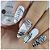 spider gel teia aranha decoração branco real love elástico - Imagem 4