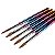 Pincel Arco Iris Metal Kolinsky Unhas de Acrílico Gratia - Imagem 1