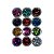Glitter Flocados Coloridos Com 12 Unidades - Imagem 2