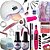 Kit Unha em gel Alongamentos Fibra Cabine Lixadeira Completo - Imagem 1