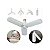 Lâmpada Led 45w Pétala Dobrável Ajustável Fan Blade 3 Pas - Imagem 2