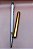 pincel helen color branco e dourado com tampa 4#  chanfrado - Imagem 2