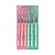 Kit 6 Pincel Decoração Helen Color Lingua de Gato Ponta Fina - Imagem 1