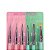 Kit 6 Pincel Decoração Helen Color Lingua de Gato Ponta Fina - Imagem 2