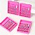 kit 6 brocas helen color profissional rosa - Imagem 1