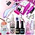 Kit Unhas gel Alongamentos Fibra Cabine Lixadeira Gel Motor - Imagem 1