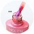 Esmalte Em Gel Helen color 41 rosa glitter - Imagem 1