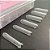 MOLDE QUADRADO EXTRA LONGO NAILS TRANSPARENTE helen color - Imagem 1
