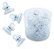 Kit 36 Presilhas Polygel Tips Curvatura C Unhas Gel Transparente - Imagem 1
