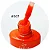 Esmalte Em Gel D&Z uv/gel A-7 laranja - Imagem 1
