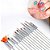 Kit 12 Pincéis Decoração Unhas Nail Art Pincel Profissional Rosa - Imagem 1