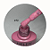Esmalte Em Gel Helen color 72 rosa com glitter - Imagem 1