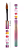 Pincel Helen Color Para Unhas Kolinsky Camaleão com flor #10 - Imagem 1