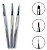 Kit 5 Pincéis Holografico Sortidos Decoração e Alongamento - Imagem 1