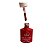 Esmalte Em Gel D&Z uv/gel 609 Glitter Vermelho - Imagem 1