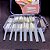 tips bailarina ponta extra longa leitosa 120pcs nail - Imagem 1