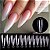 molde para unhas poly gel stileto 120pcs nail - Imagem 3