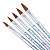 Kit 5 Pincel para Unhas Kolinsky Acrilico Profissional 3d - Imagem 2