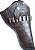 .38 .357 Cano de 4" Externo Floral Café Coldre Revólver - Imagem 1