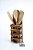 Porta Talheres +colher Espátula De Bambu Kit 3 Peças - Imagem 6