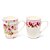 CANECA CERAMICA FLORAL RSC - UN X 1 - Imagem 1