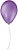 BALAO SR 7 LISO C/50 ROXO AMETISTA - PC X 1 - Imagem 1