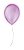 BALAO SR 9 NEON C/25 VIOLETA - PC X 1 - Imagem 1