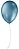 BALAO SR 9 METALLIC BALLOON C/25 AZUL - PC X 1 - Imagem 1