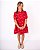 Vestido Estampa Borboletas Vermelho - Imagem 5