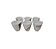 Conjunto De 6 Canecas Estampadas Vegetais Sortidas Noritake 15cm - Imagem 2
