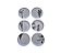 Conjunto De 6 Pratos Para Sobremesa Estampa Vegetais Sortidos Noritake 24cm - Imagem 1