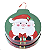 Enfeite Natal Lata Metal Com Noel 11cm - Imagem 1