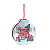 Enfeite Natal De Lata Em Metal Caminhão Noel 11cm - Imagem 1