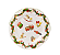 Conjunto de 6 Pratos de Sobremesa 20cm - Natal Encantado - Imagem 1