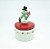 Doceira em Cerâmica Decorativo Boneco de Neve 14cm - PEÇA ÚNICA - Imagem 1