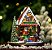 Loja Noel com Luz e Música em resina 27x25cm - Imagem 1