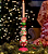 Candelabro em resina 35x11cm - Trupe Natal - PEÇA ÚNICA - Imagem 1