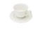 Conjunto 6 Xícaras de Café de Porcelana com Pires Fancy 90ml - Imagem 2