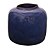 Vaso de Cerâmica Redondo Azul 24x24x23,5cm - Imagem 1