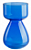 Vaso em Vidro Bojudo Azul 11x18cm - Imagem 1