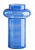 Vaso vidro Jean Pols Alto azul 15x24cm - Imagem 1