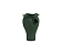 Vaso Em Cerãmica Atlas Vert Fonce 19x31cm - Imagem 1