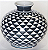 Vaso Em Cerâmica Bojudo 22x23cm - Imagem 1
