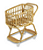 Carrinho Rattan Stroller Natural 60x49x31cm - Imagem 1