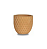 Vaso Em Cimento Colors NL 12,5x13x13cm - Imagem 1