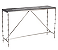 Aparador Em Metal Tampo Pedra 150x43x78cm - Imagem 1