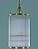 Lustre Em Latão/Vidro 40x70cm - Imagem 1