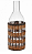 Garrafa Em Vidro Rattan 4x12x27cm - Imagem 1