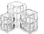 Cubo Em Acrílico Bisoté Transparente 10x10x10cm - Imagem 1